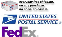 We offer free shipping on any purchase.